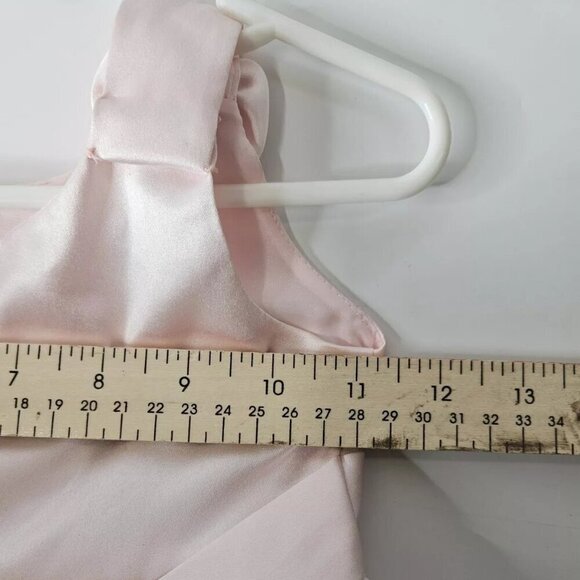 La Princess Girls PALE Pink TAFFETA MULTI RUFFLE DRESS 4T - Picture 4 of 7